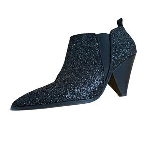 Sarto Glitter Ankle Boots Size 8